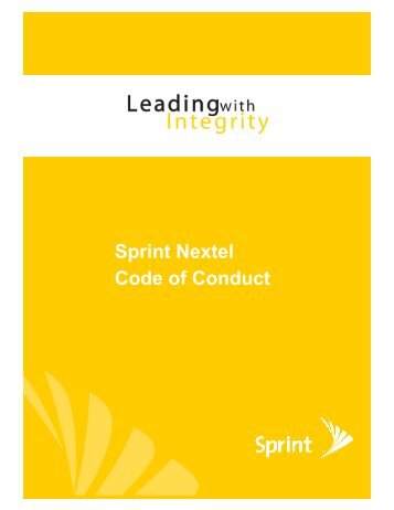 Sprint Nextel Code of Conduct