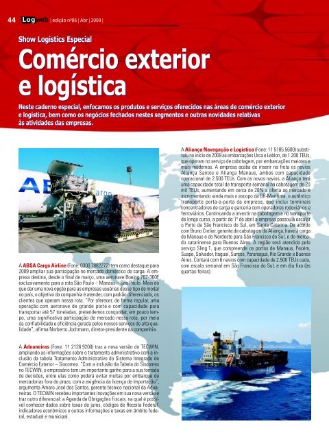 EdiÃ§Ã£o 86 download da revista completa - Logweb