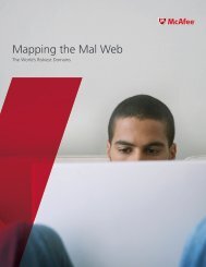 Mapping the Mal Web - McAfee SiteAdvisor