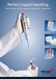 Handling of air-interface pipettes - VITLAB
