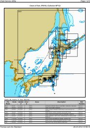 Chart Service Utility Page 1 of 2 Transas sets the Standard ... - ISY