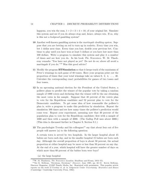 Chapter 1 Discrete Probability Distributions - DIM