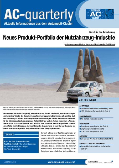 Quarterly 2 2010 Web Pdf Automobil Cluster