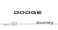 2010 Dodge Journey Owner's guide