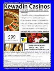 Kewadin Casinos - Travel Treasures & Tours