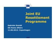 Gabriela Szmidt - EU Resettlement Network