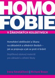 Homofobie v Å¾Ã¡kovskÃ½ch kolektivech - InformaÄnÃ© centrum mladÃ½ch