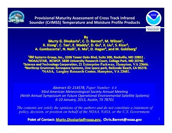 (CrIMSS) Temperature and Moisture Profile Products - GOES-R