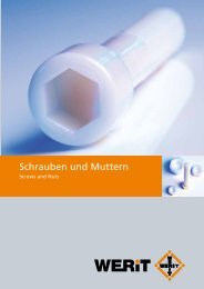 Schrauben und Muttern D.pdf - Werit Kunststoffwerke W. Schneider ...