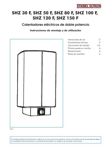 SHZ 30 F, SHZ 50 F, SHZ 80 F, SHZ 100 F, SHZ 120 F, SHZ 150 F