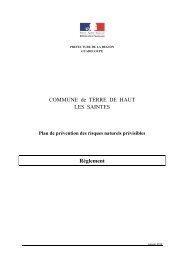 RÃ¨glement Terre de Haut.pdf - PrÃ©fecture de rÃ©gion Guadeloupe