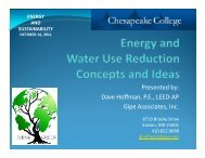 Presentation from Seminar on Energy Efficiency and Sustainability