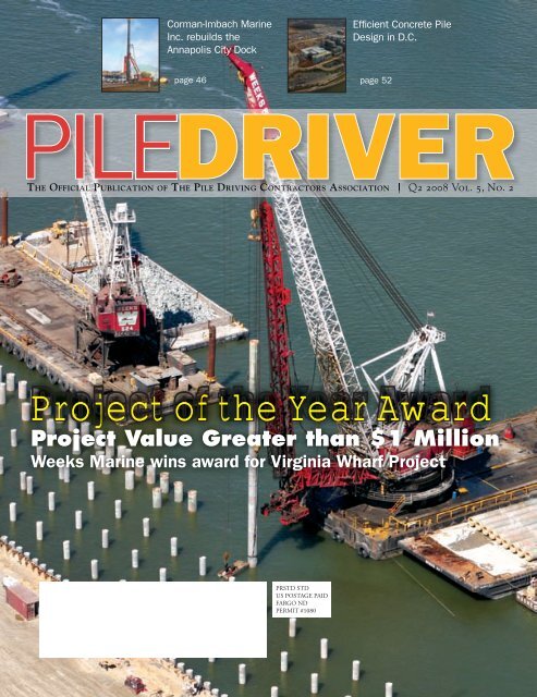 Project of the Year Award - Pile Driving Contractors Association