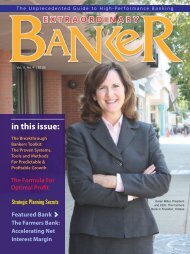 Extraordinary Banker magazine - Fall 2012 - The Emmerich Group