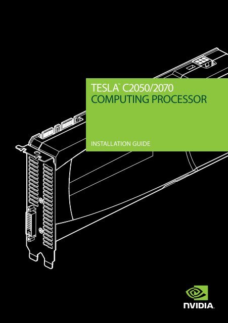 TESLA™ C2050/2070 COMPUTING PROCESSOR