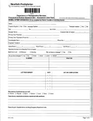 New York-Presbyterian Adult Medical Questionnaire - Columbia ...