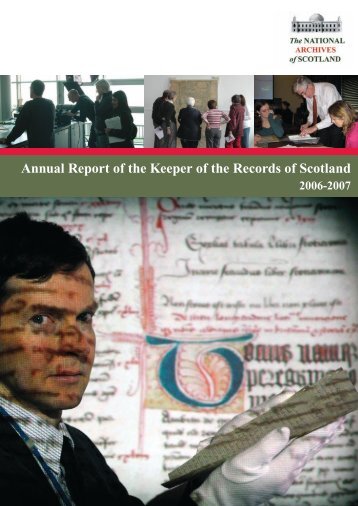 Annual Report 2006-2007 - National Archives of Scotland