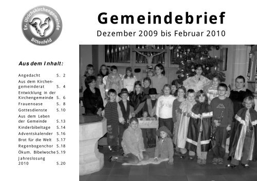 Gemeindebrief 12-2009 (PDF) - Bittenfeld im Internet