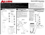 645RR Instructions - Allen Sports