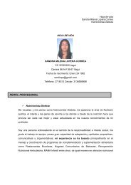 PERFIL PROFESIONAL - ESE Hospital San Rafael - Angostura