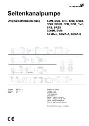 Seitenkanalpumpe - ALLWEILER Service-Portal