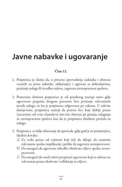 evropska povelja o ravnopravnosti spolova na ... - Grad Mostar