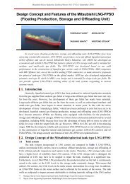 Design Concept and Features of Mitsubishi LNG-FPSO(Floating ...