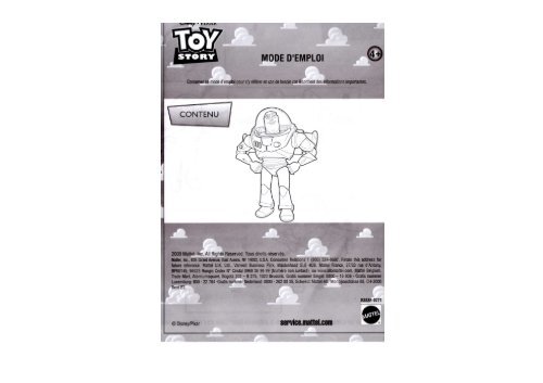 Mattel / Disney - Toy Story Buzz l'Eclair - Mes Notices De Jouets
