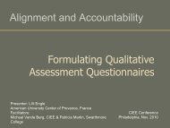 Formulating Qualitative Assessment Questionnaires Appropriate to