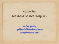 Lesson Learn Management GF - à¸ªà¸³à¸à¸±à¸à¸à¸²à¸à¸à¸£à¸´à¸«à¸²à¸£à¹à¸à¸£à¸à¸à¸²à¸£à¸à¸­à¸à¸à¸¸à¸à¹à¸¥à¸