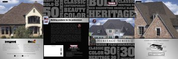 Tamko Heritage Shingles - PA Supply Company