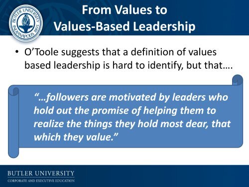 Lead Like Butler - Greenleaf Center for Servant Leadership