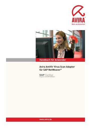 Benutzerhandbuch - Avira Antivir Virus Scan Adapter for SAP