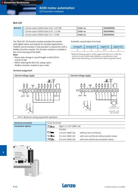 Geared motors