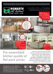 Pre-assembled kitchen quality at flat pack prices - Howarth Timber
