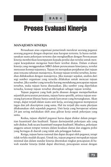 Bab 4 Proses Evaluasi Kinerja.pmd - Blog Bina Darma