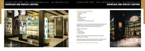 Showcase and Display - Lightgraphix Ltd.