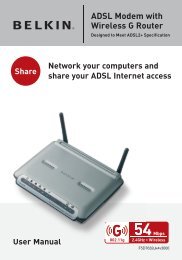 ADSL Modem with Wireless G Router