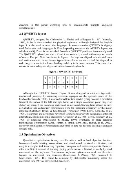 Multilingual Touchscreen Keyboard Design and Optimization