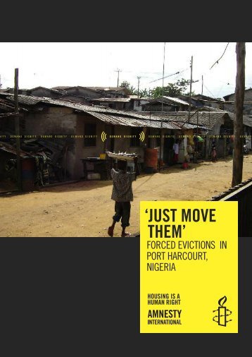 'just move them' - Amnesty International