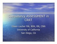 Competence - CRRT Online