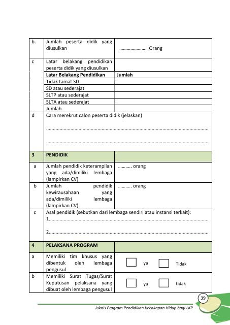 Petunjuk Teknis Penyelenggaraan Program & Dana Bantuan Sosial ...