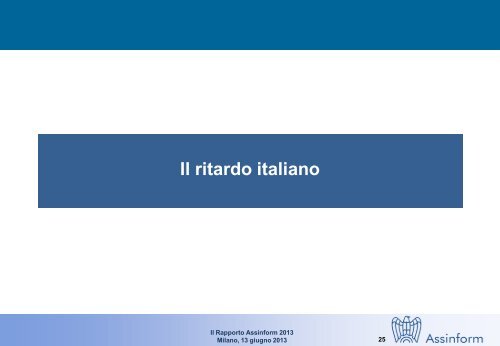 rapporto Assinform - Corriere delle comunicazioni