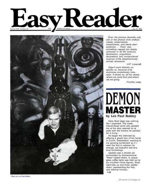 Demon Master - the little HR Giger Page