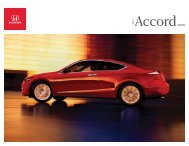 Accord - Honda Canada