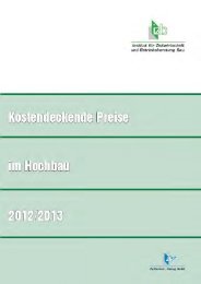 Kostendeckende Preise im Hochbau 2012/2013 - Zeittechnik-Verlag ...