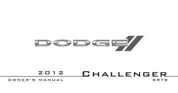 2012 Dodge Challenger SRT8