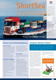 Thema: Intermodaal vervoer Europese Shortsea School