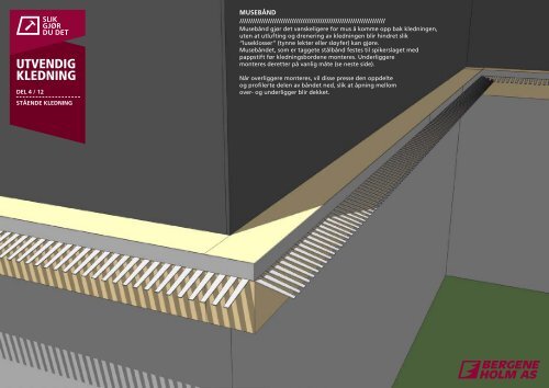 SETTE OPP UTVENDIG KLEDNING - Bergene Holm