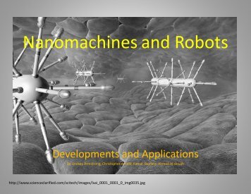 Nanomachines and Robots